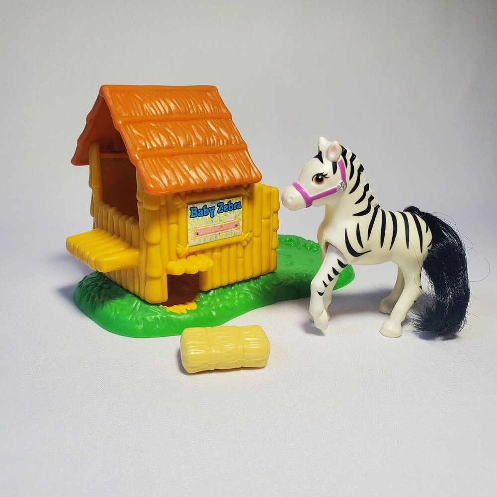 Littlest Pet Shop Zoo Nursery Baby Zebra Vintage Jungle Kenner Toys